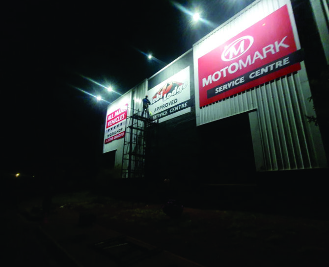 2 Signage Working in the Dark
